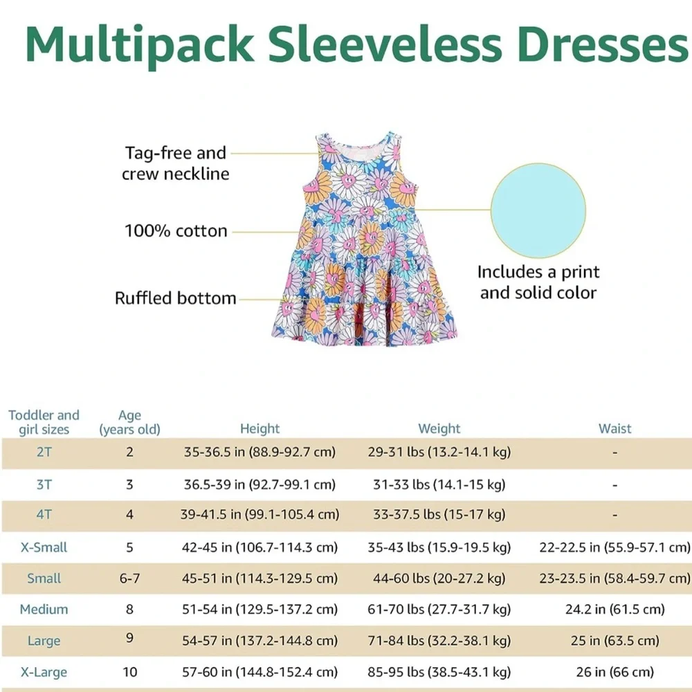 New! Set of 2 girls dresses 3T